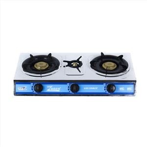 Normální vařič z nerezové oceli s hořáky 2+1